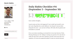 Desktop Screenshot of kevinhabits.com