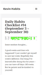 Mobile Screenshot of kevinhabits.com